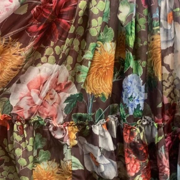 Anthropologie BHLDN x Geisha Designs Isabella Floral Tiered Dress 6 - Picture 8 of 8